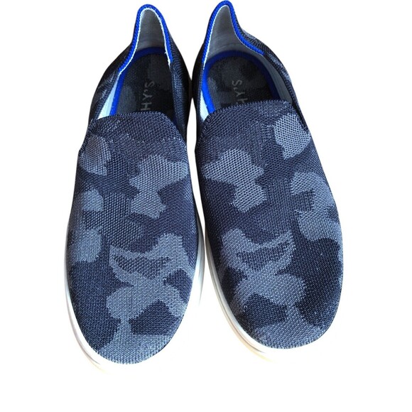 ROTHY’S The Original Slip On Sneaker  Gray Camo Shoes size 7.5 - Picture 1 of 8